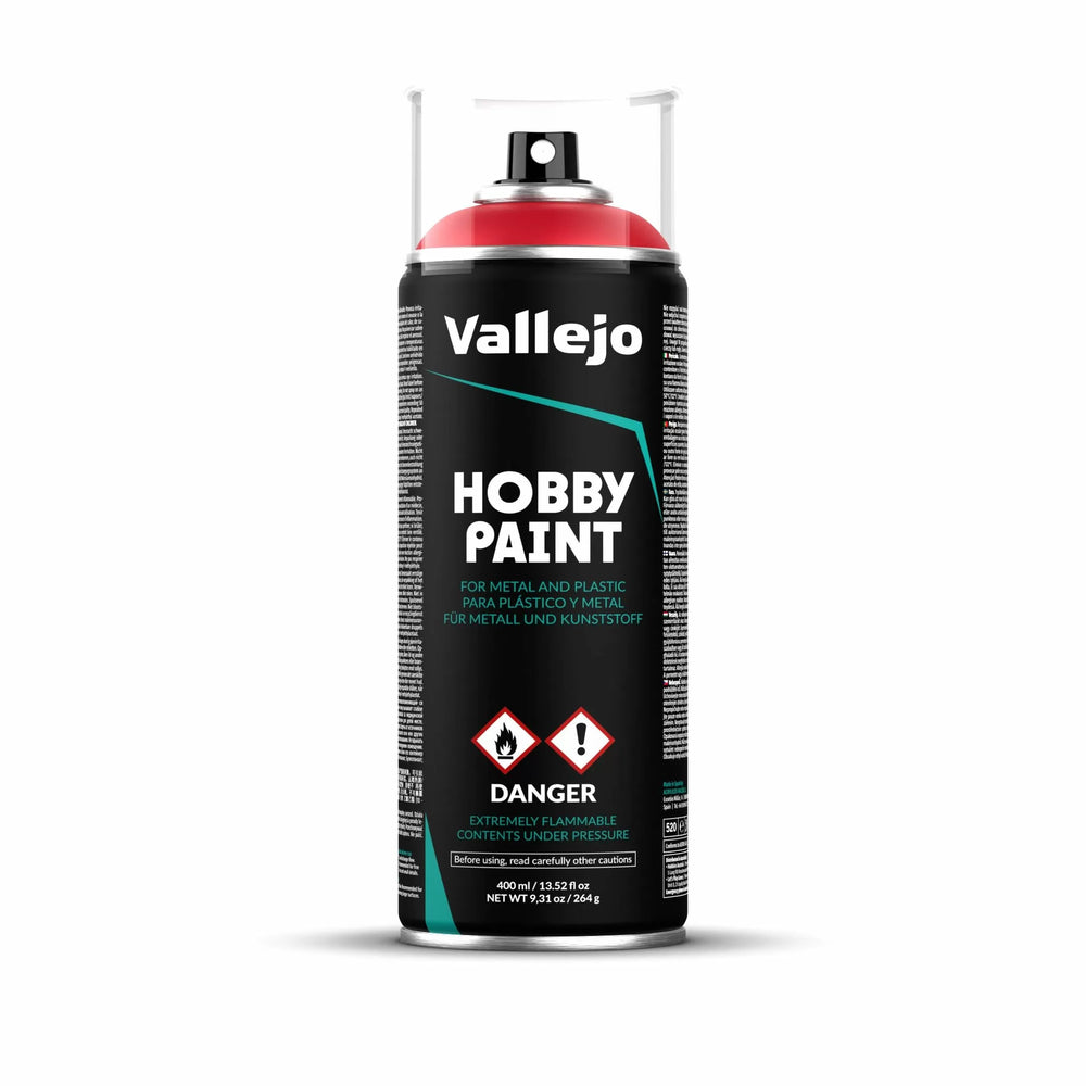 Vallejo Aerosol Spray Primer - Bloody Red 400ml