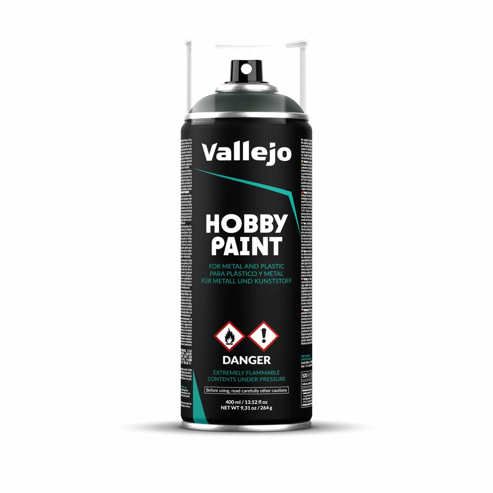 Vallejo Aerosol Spray Primer - Dark Green 400ml