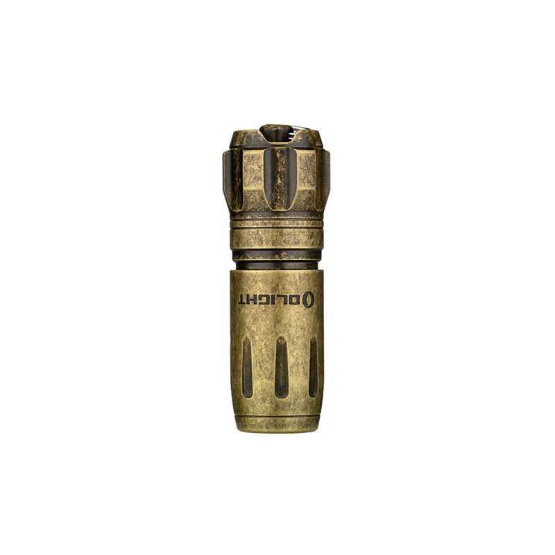 Olight i18 Brass USB-C Rechargeable Mini EDC Keychain Torch