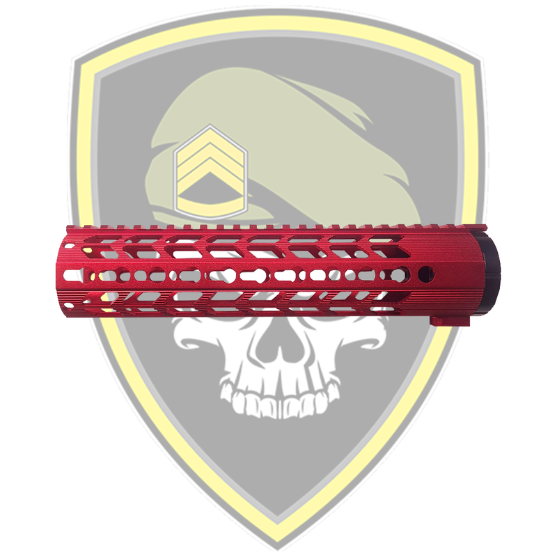 10 inch Red KeyMod