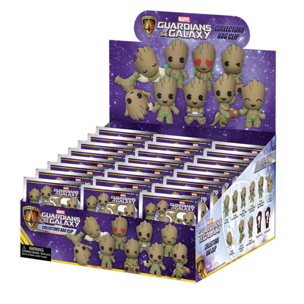 Guardians of the Galaxy - Groot 3D PVC Bag Clips Blind Bag