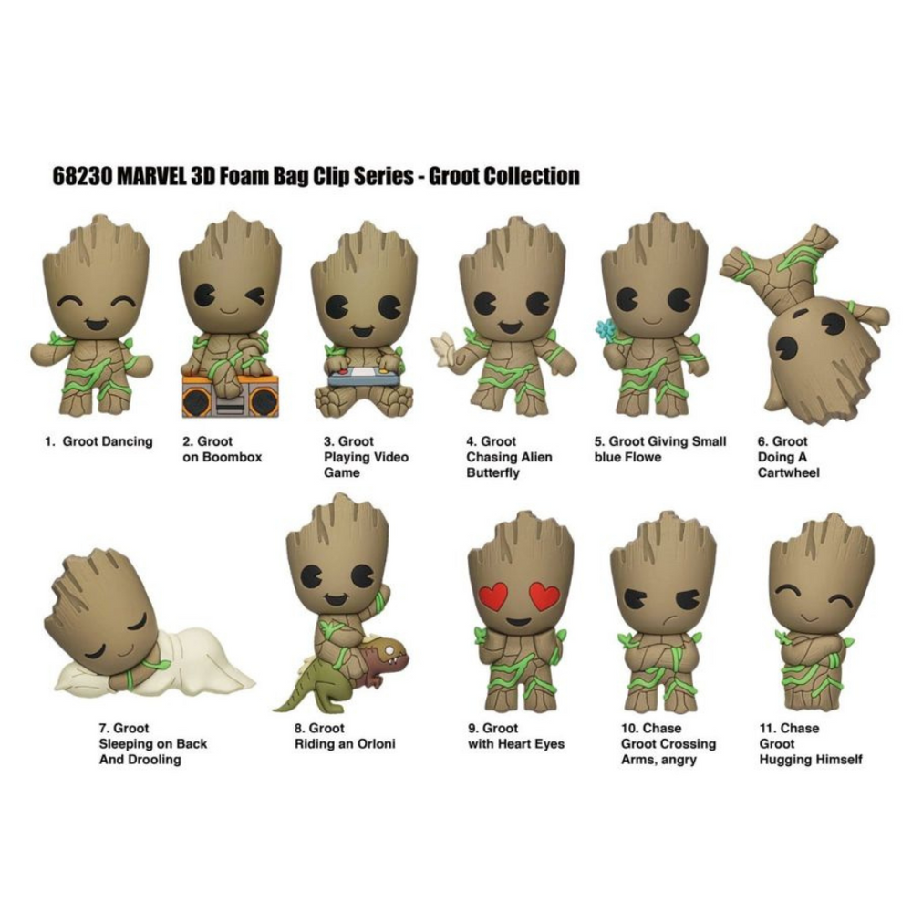 
                  
                    Guardians of the Galaxy - Groot 3D PVC Bag Clips Blind Bag
                  
                