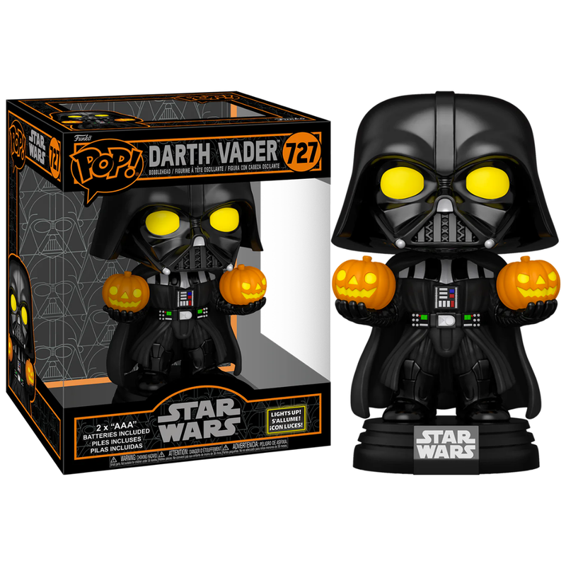 Star Wars: Halloween - Darth Vader (Lights Up) 6 Inch Pop! Vinyl Figure