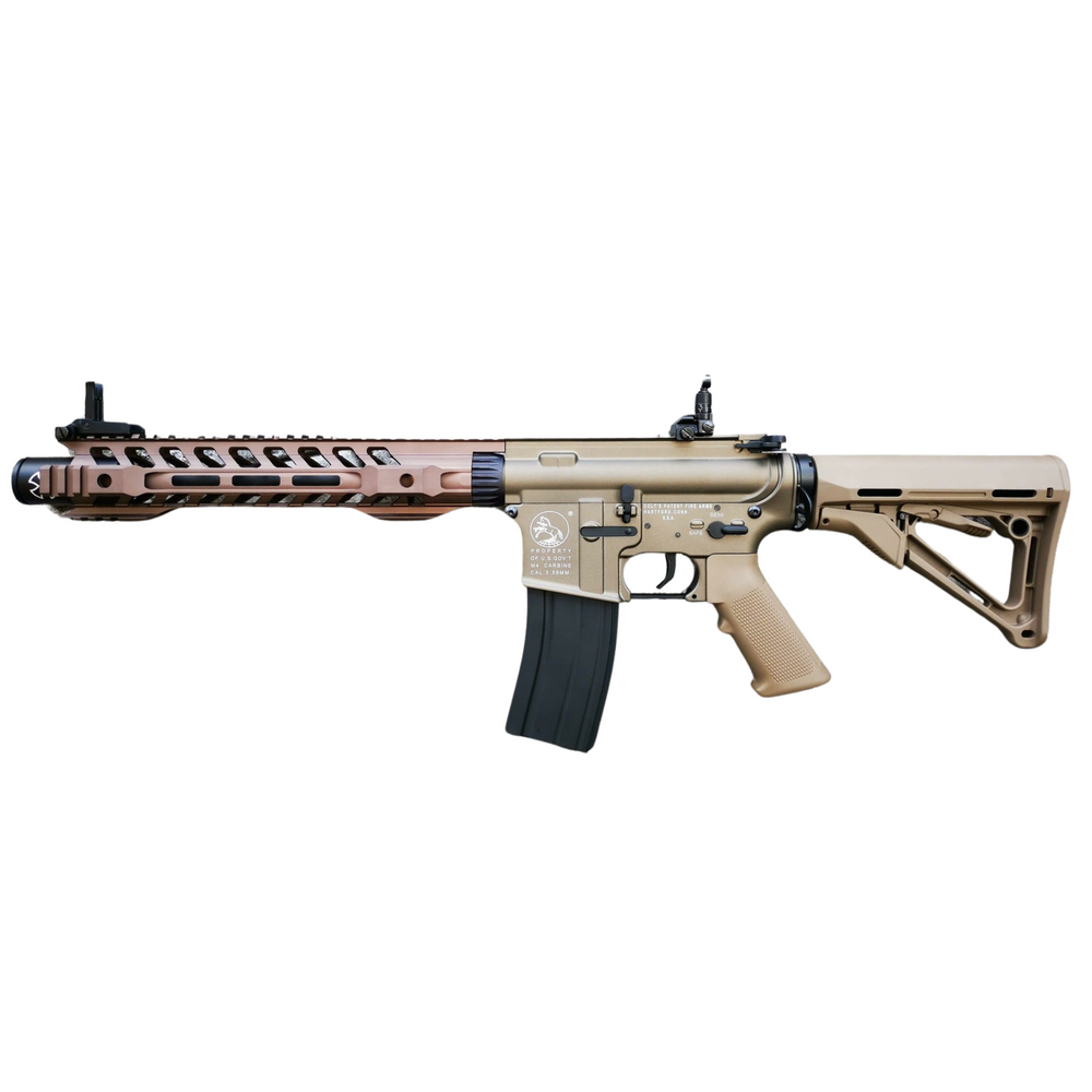 Double Bell M4 BUZZ SAW 12 inch Mlok Tan