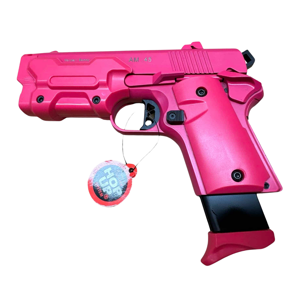DOUBLE BELL 796-1 Vorpal Bunny AM.45 Gel blaster Gas POWERED Blowback (Pink)