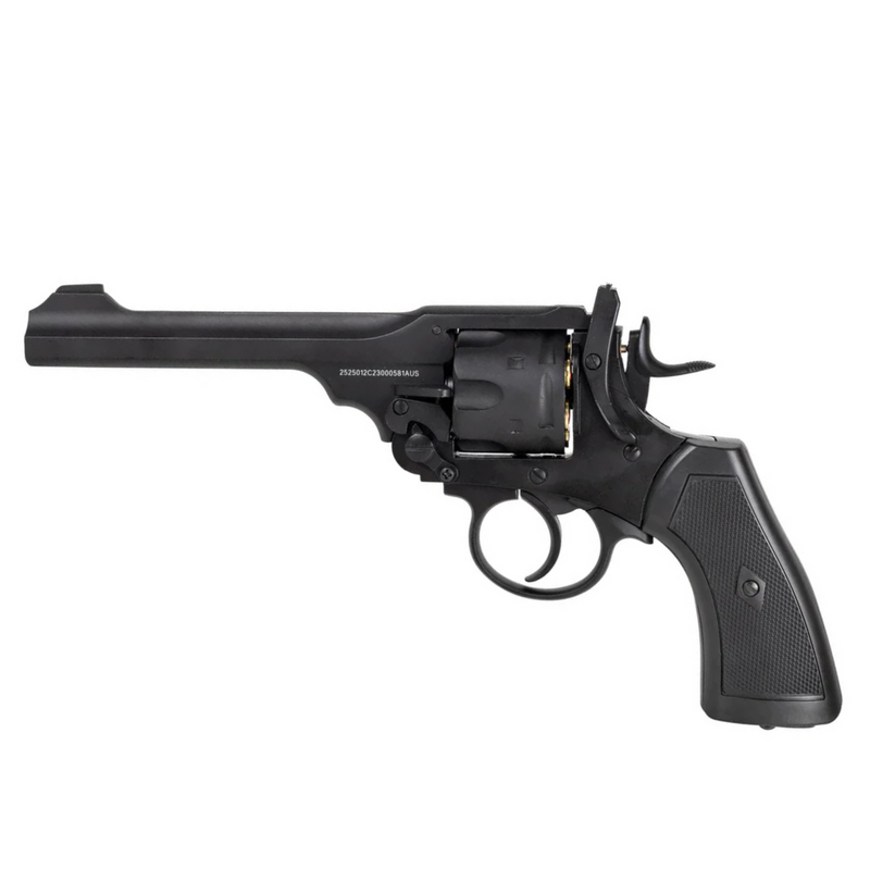 WW2 Webley Mk IV .38/200 Metal C02 Gel Revolver (Black)