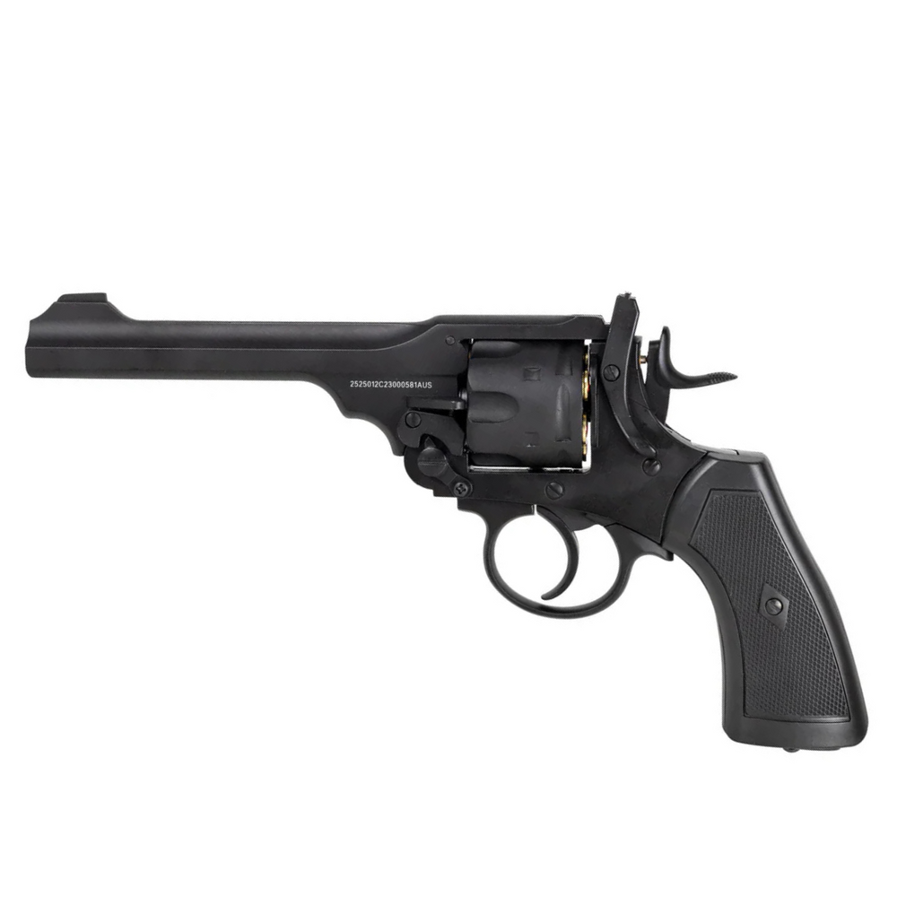 WW2 Webley Mk IV .38/200 Metal C02 Gel Revolver (Black)