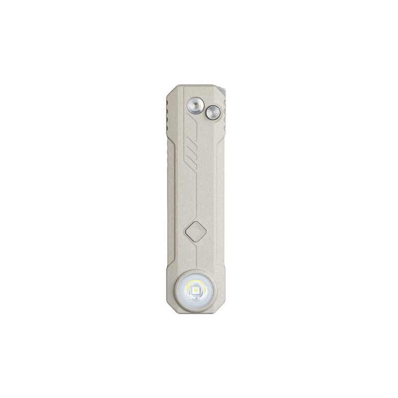 OKNIFE LK Folding Pocket Knife with Rechargeable Flashlight