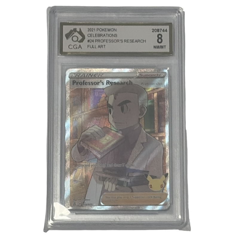 CGA Graded Pokemon Celebrations - #24 Professor's Research - Full Art