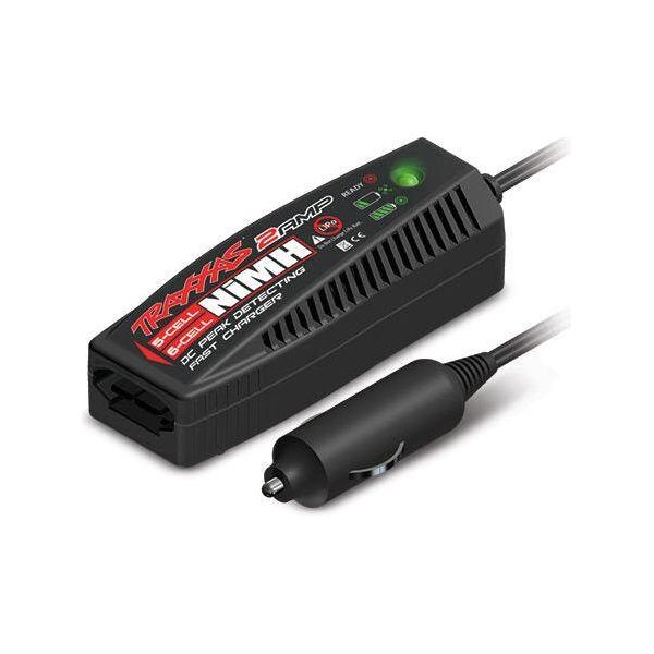 TRAXXAS 2974: Charger, DC, 2 amp (5 - 7 cell, 6.0 - 8.4 volt, NiMH)-Traxxas-ProHobbies