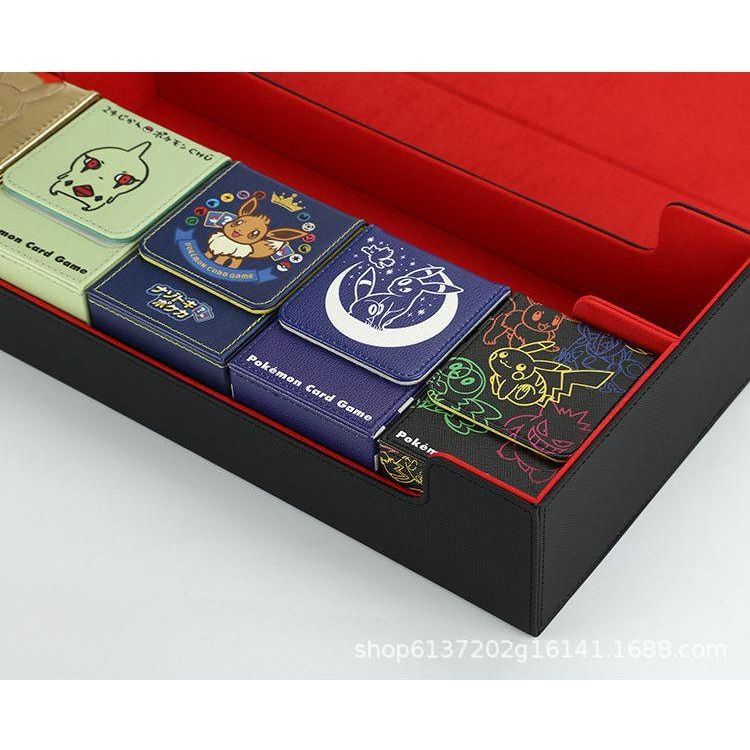 TCG Custom leather Magnetic Deck Box 550+-LetsPlayGames-ProHobbies
