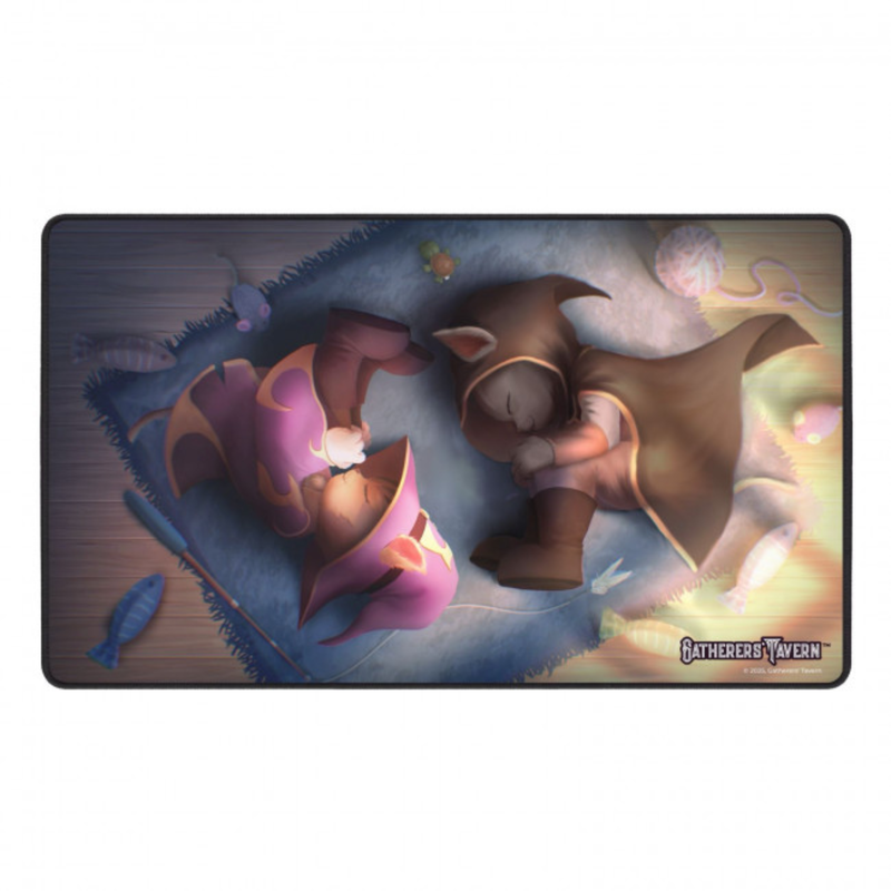 Gatherers' Tavern - DOMARU Playmat - Cinnamon Resting Rivals