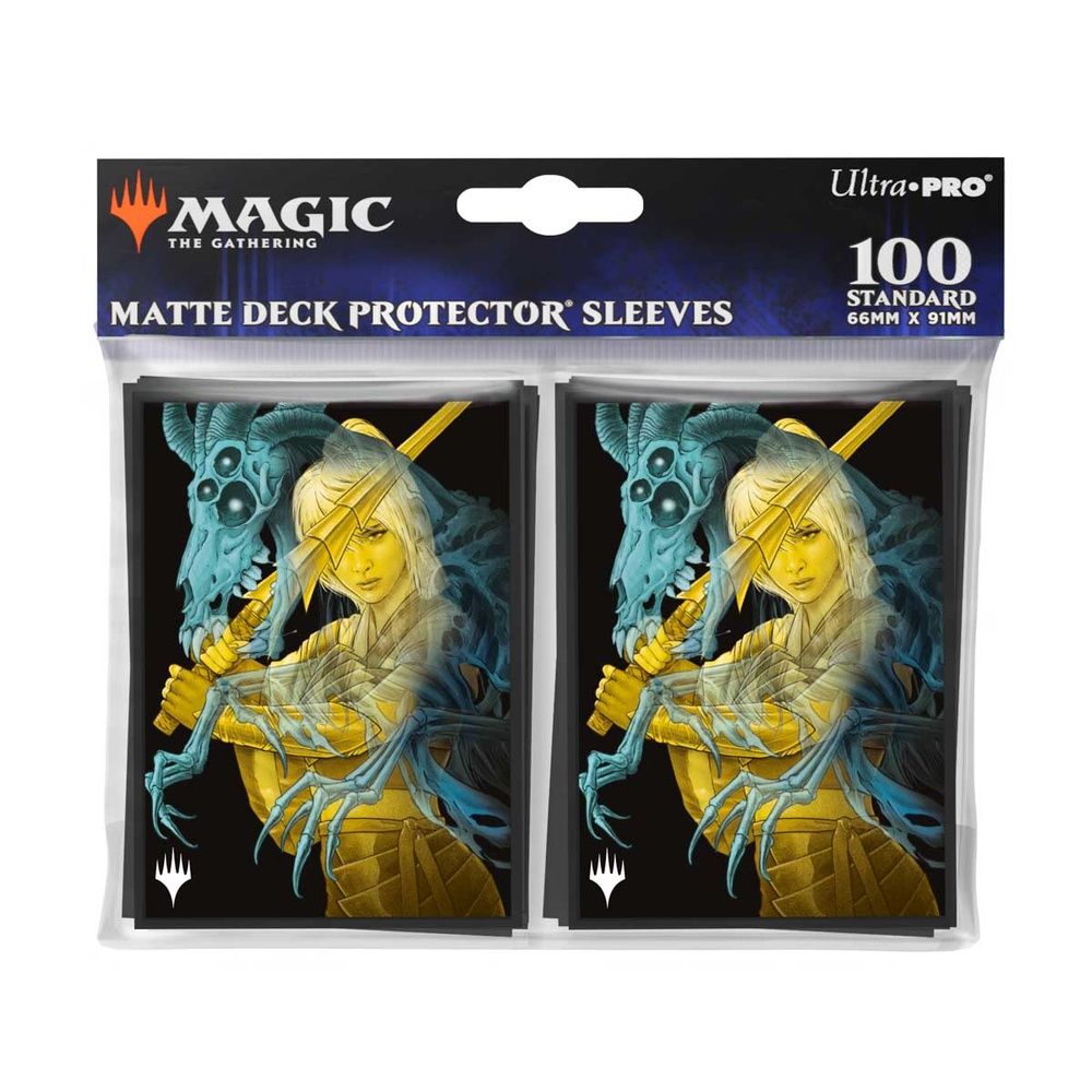 Ultra Pro: Duskmourn 100ct Sleeves Alt Art Key Character Mythic 1 for Magic: The Gathering