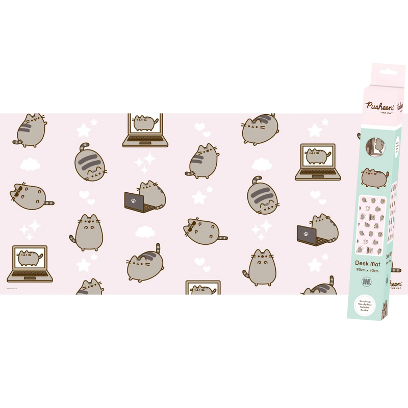 Pink Pusheen Playmat/Deskmat/Gamingmat - XXL
