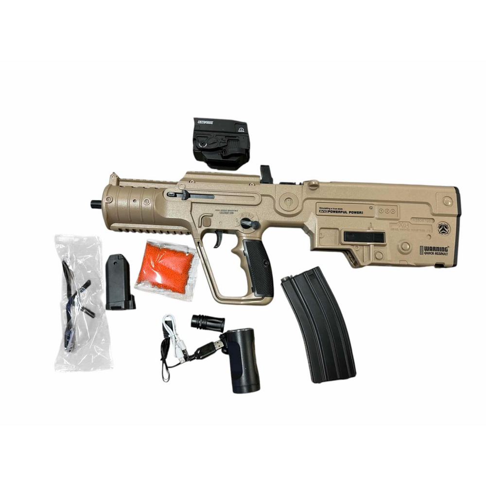 
                  
                    LeHui X95 Gel Blaster With Tracer unit Tan
                  
                