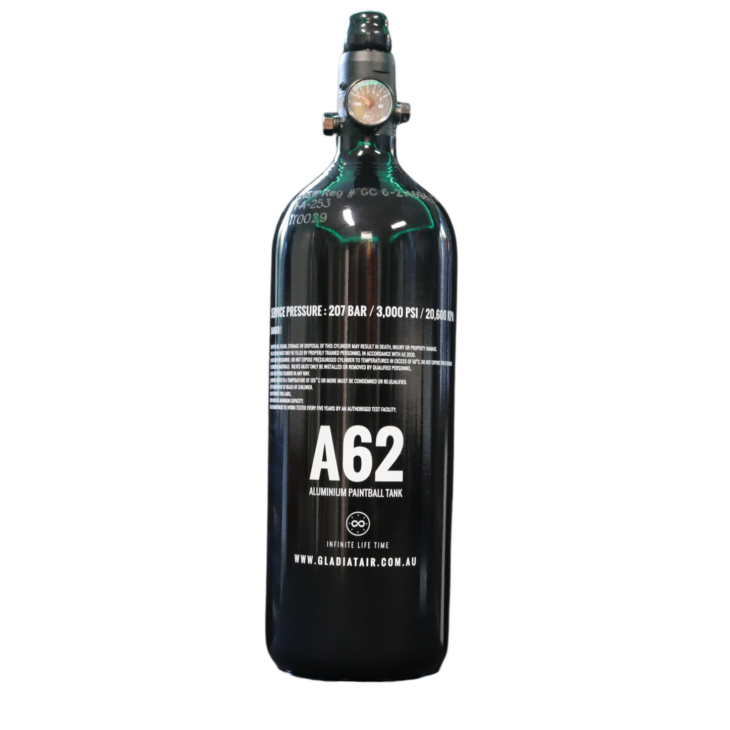 GladiatAir A62 Aluminium tank + GladiatAir Regulator