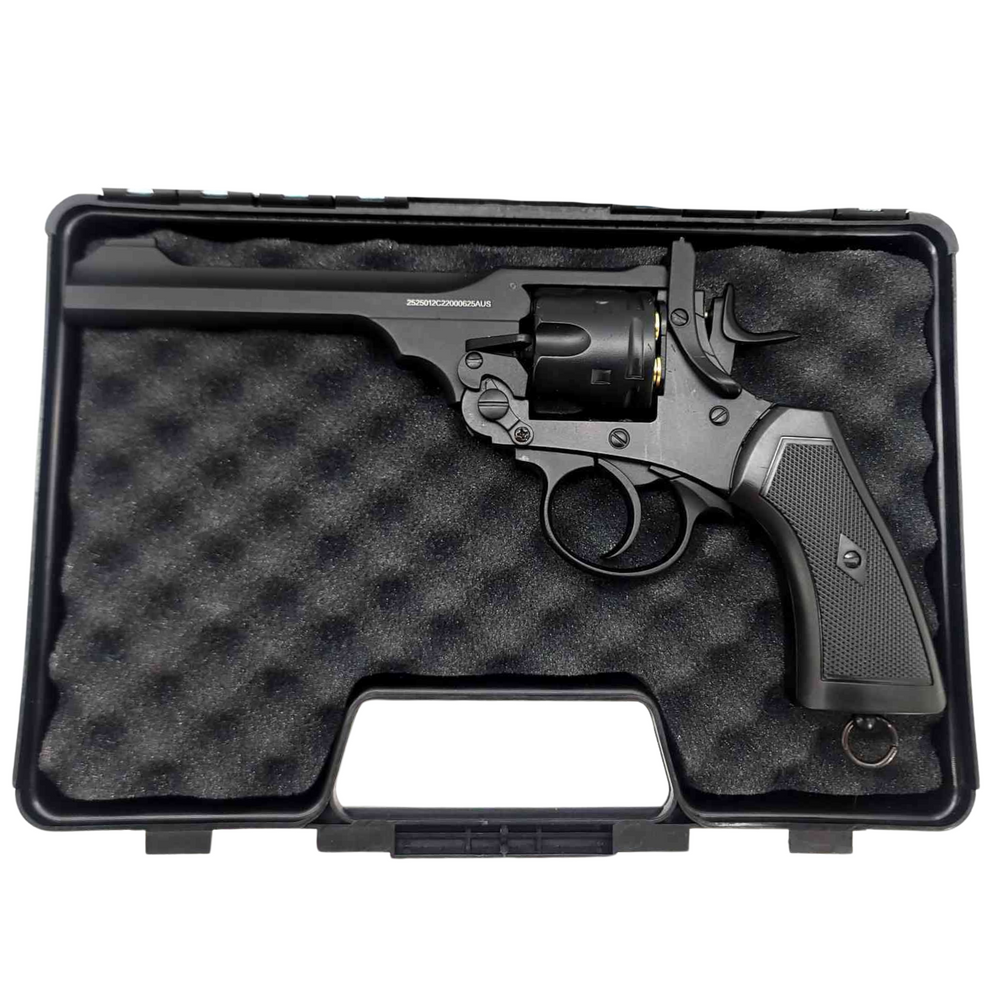 
                  
                    WW2 Webley Mk IV .38/200 Metal C02 Gel Revolver (Black)
                  
                