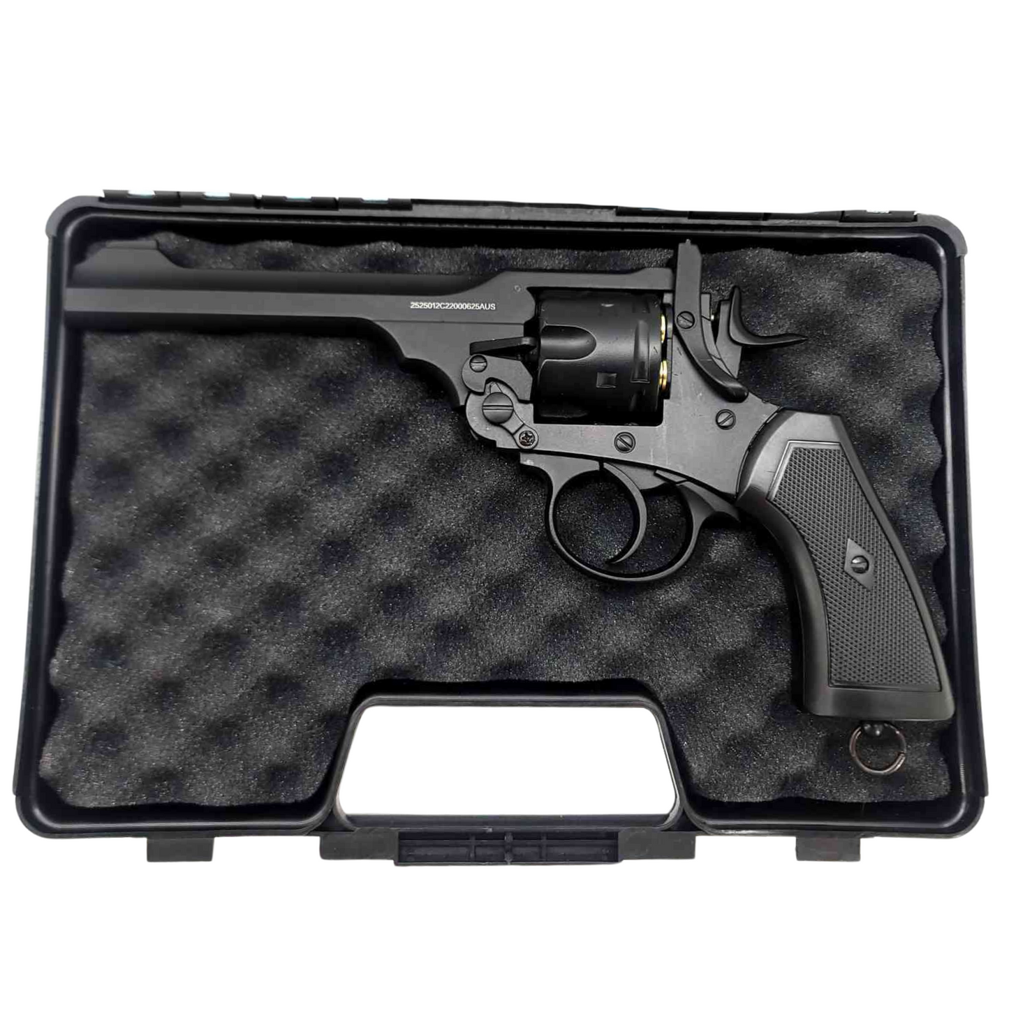 
                  
                    WW2 Webley Mk IV .38/200 Metal C02 Gel Revolver (Black)
                  
                