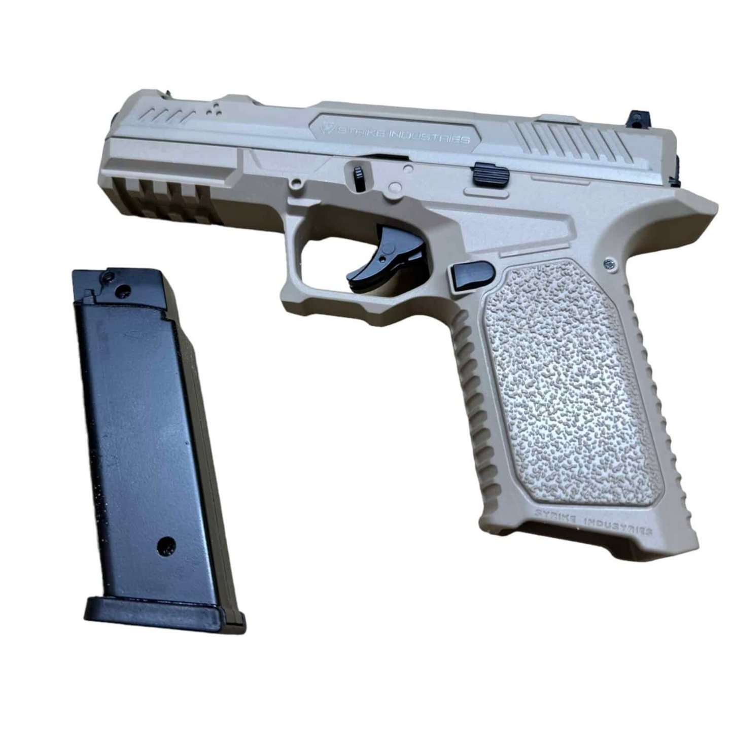 
                  
                    Strike Industries V3 Manual Gel Blaster Pistol - TAN
                  
                