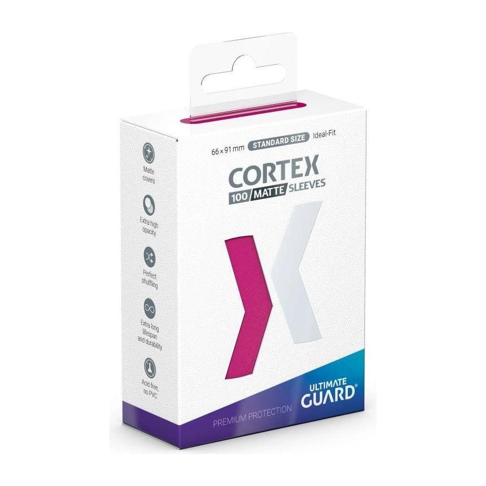 Ultimate Guard: Sleeves – Cortex Matte – Pink-LetsPlayGames-ProHobbies