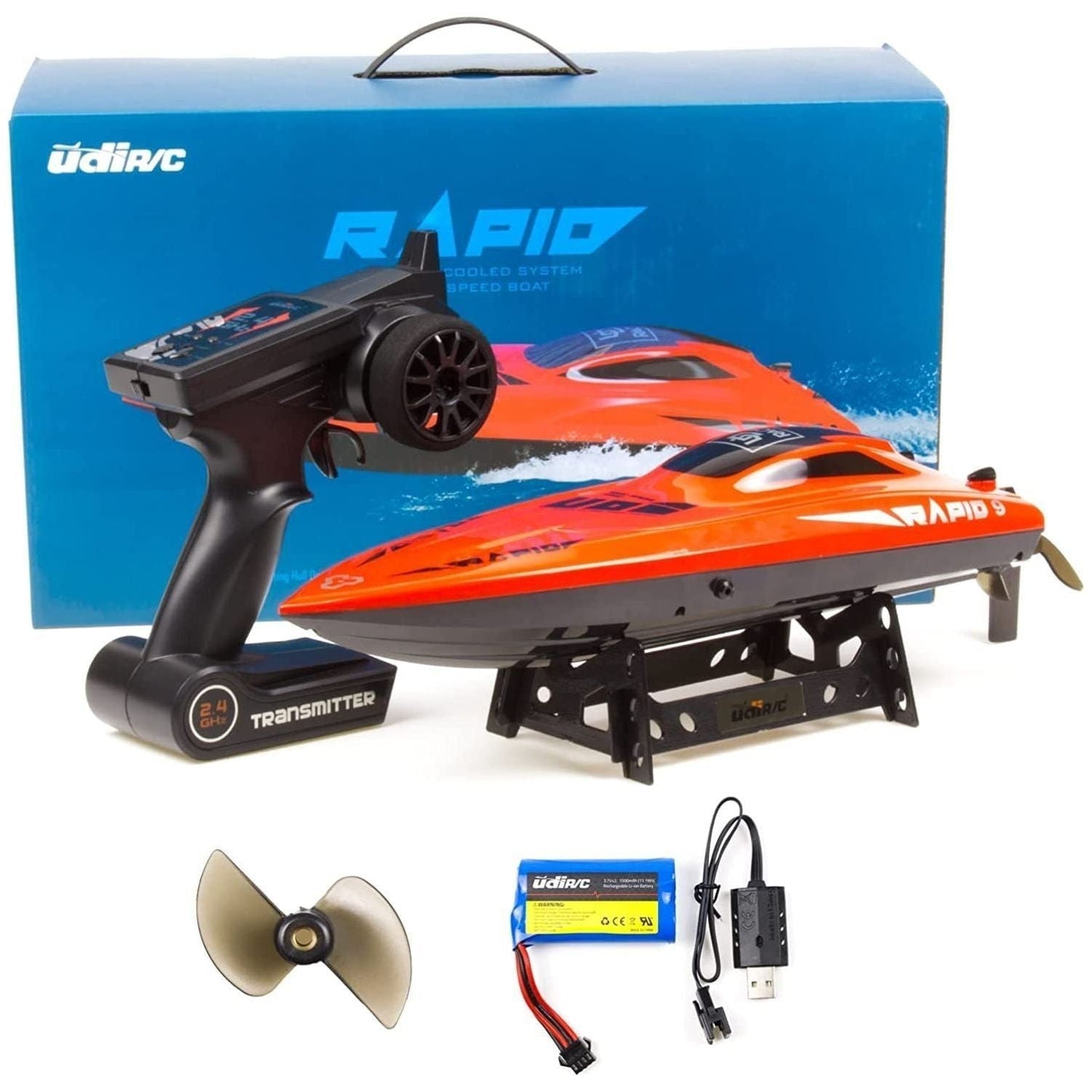 
                  
                    UDI RC 2.4ghz RC Racing Boat High Speed Electronic Remote Control Boat-UDI-ProHobbies
                  
                