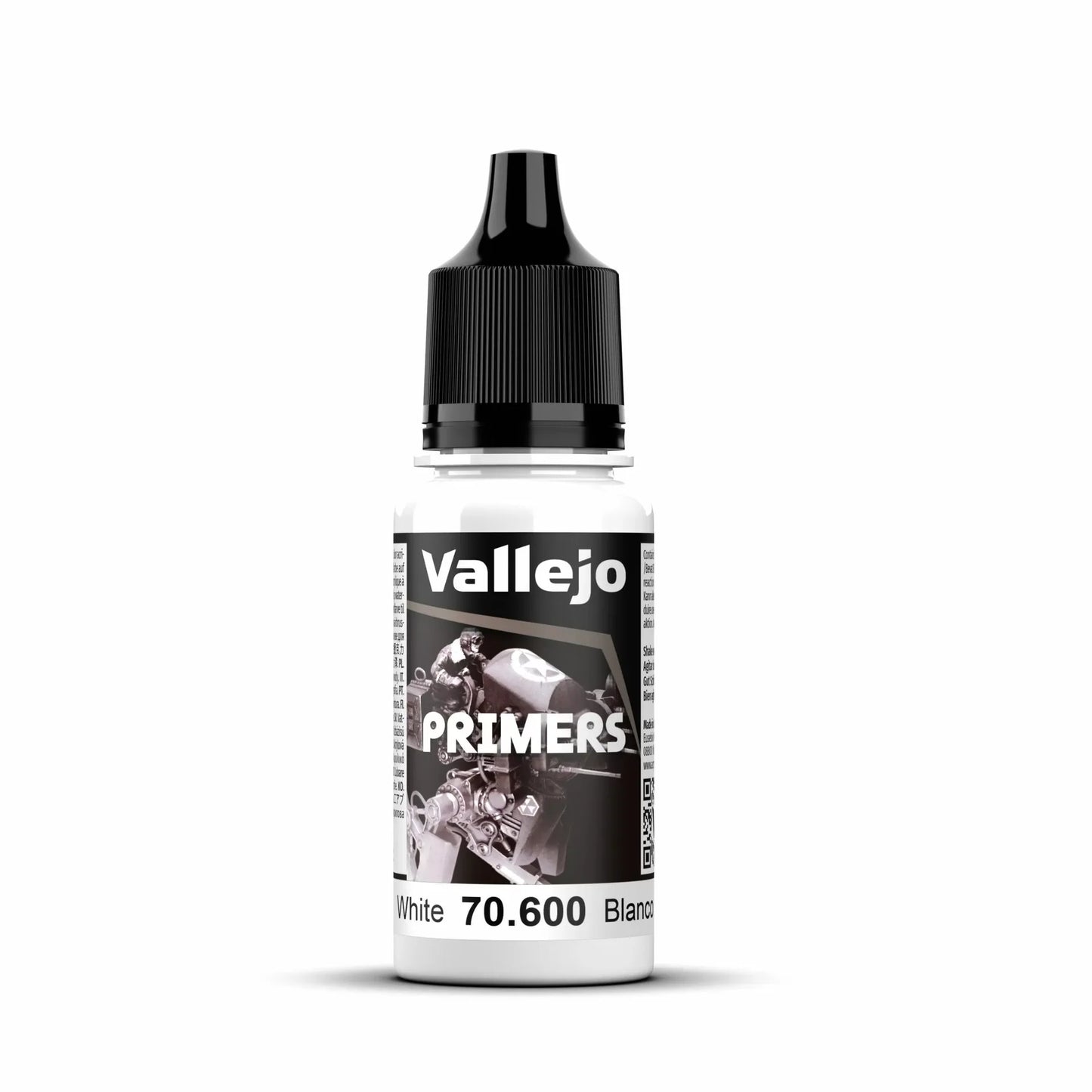 Vallejo - Surface Primer - White 18ml-Air brush Paint-LetsPlayGames-ProHobbies