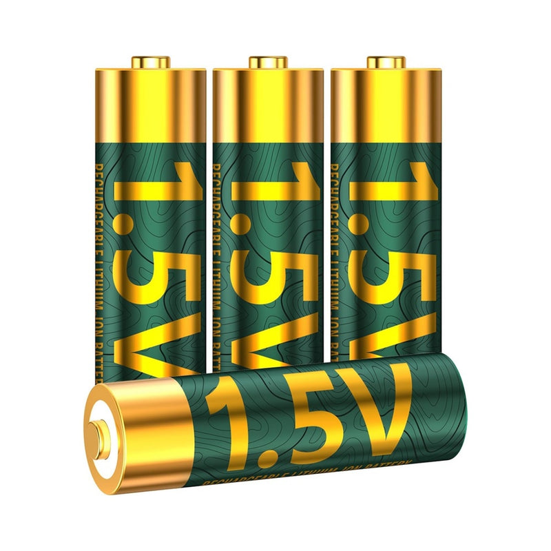 Ostation 1.5V AA Rechargeable Lithium Batteries 2100mAh (4-Pack)