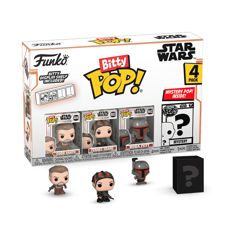 Funko Bitty Pop! Star Wars: The Mandalorian - Marshal 4-Pack Mini Vinyl Figures