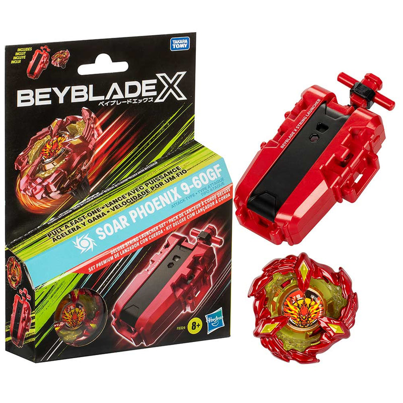 Beyblade x: Soar Phoenix Delux String Launcher Set