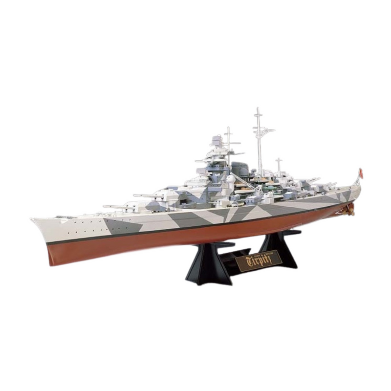 TAMIYA 1/350 SCALE TIRPITZ GERMAN BATTLESHIP SELF BUILD KIT