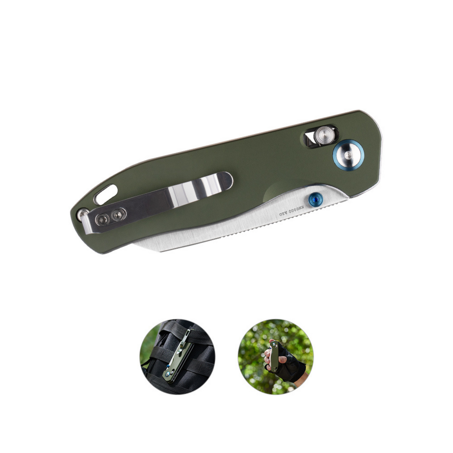 
                  
                    Olight Rubato 2 OD Green -154CM Sheepfoot EDC Folding Knife
                  
                