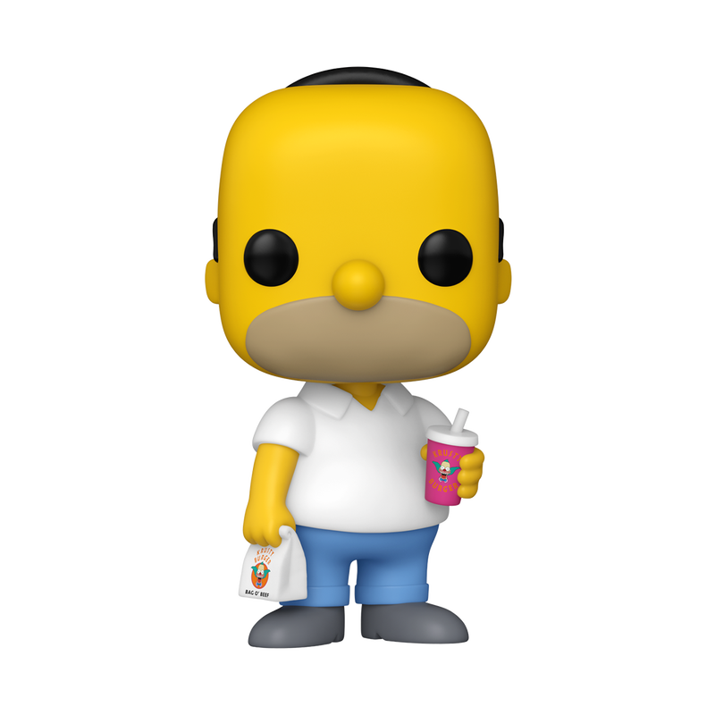 Funko Pop! Television: The Simpsons - Homer with Krusty Burger Vinyl Figure (#1737)