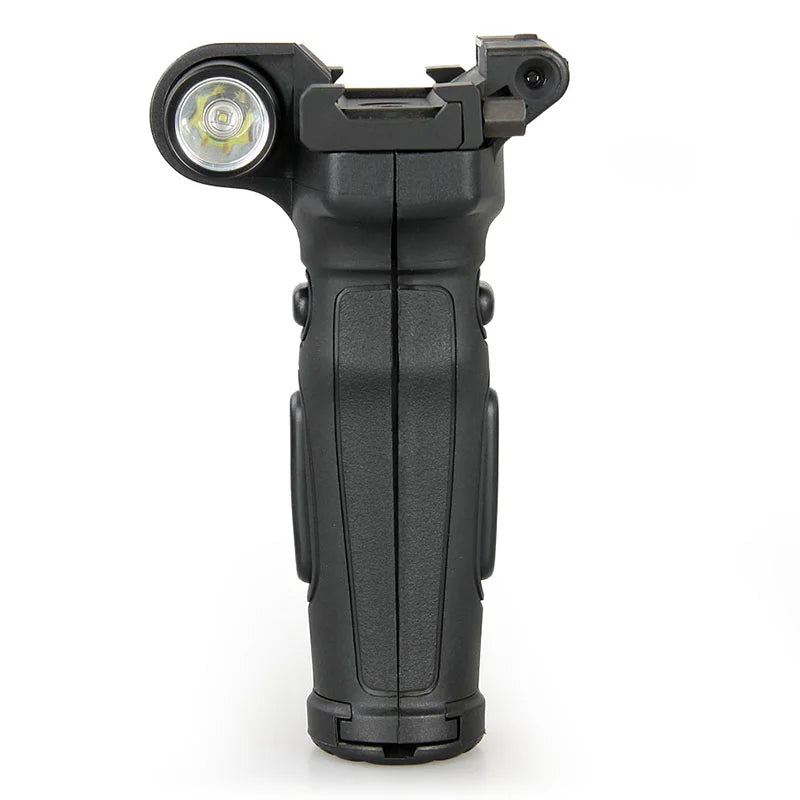 
                  
                    Tactical Grip with Flashlight & Red Laser Sight
                  
                