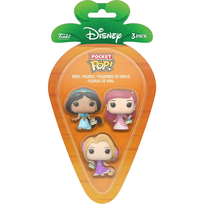 Disney Princess - Jasmine, Rapunzel & Ariel Pocket Pop! 3-Pack