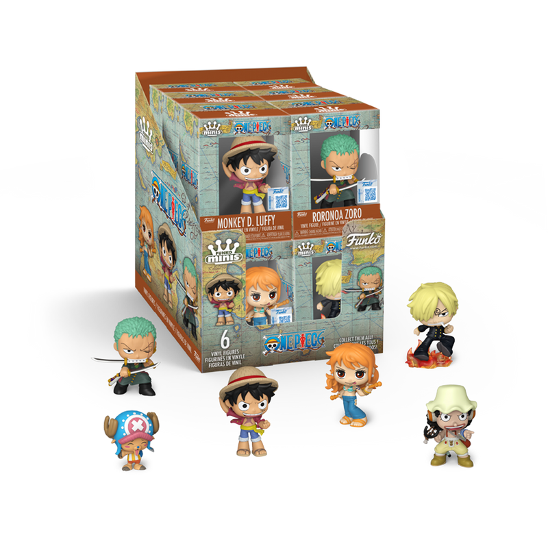 Funko One Piece Mini Vinyl Figures (12-Count Display)
