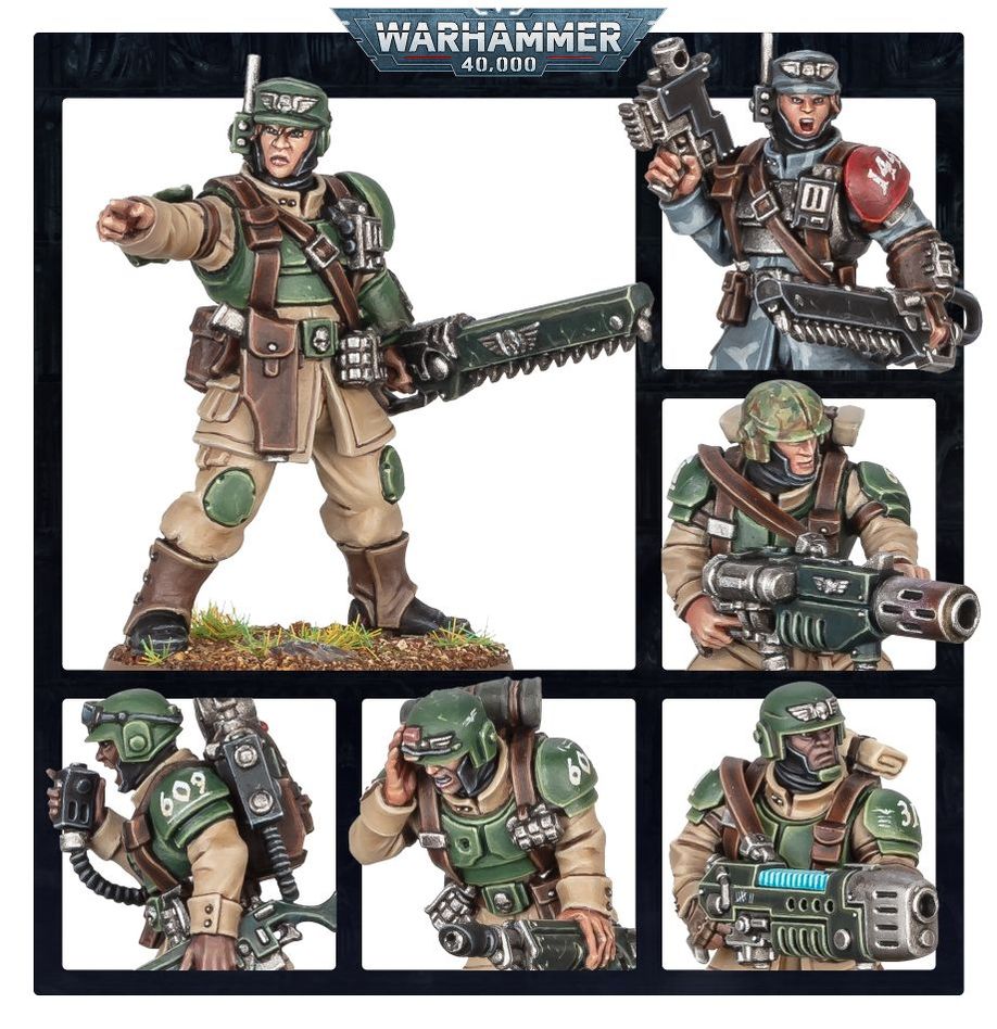 
                  
                    Astra Militarum Cadian Shock Troops
                  
                