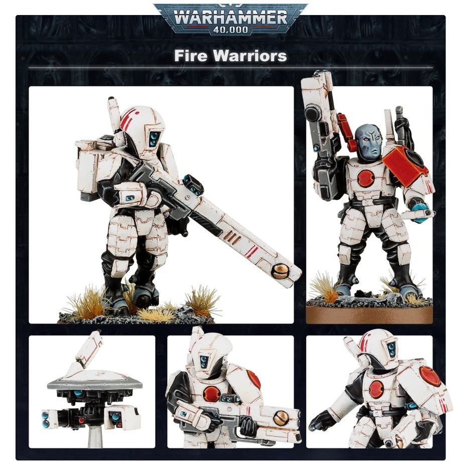 
                  
                    T'au Empire: Fire Warriors Strike Team
                  
                