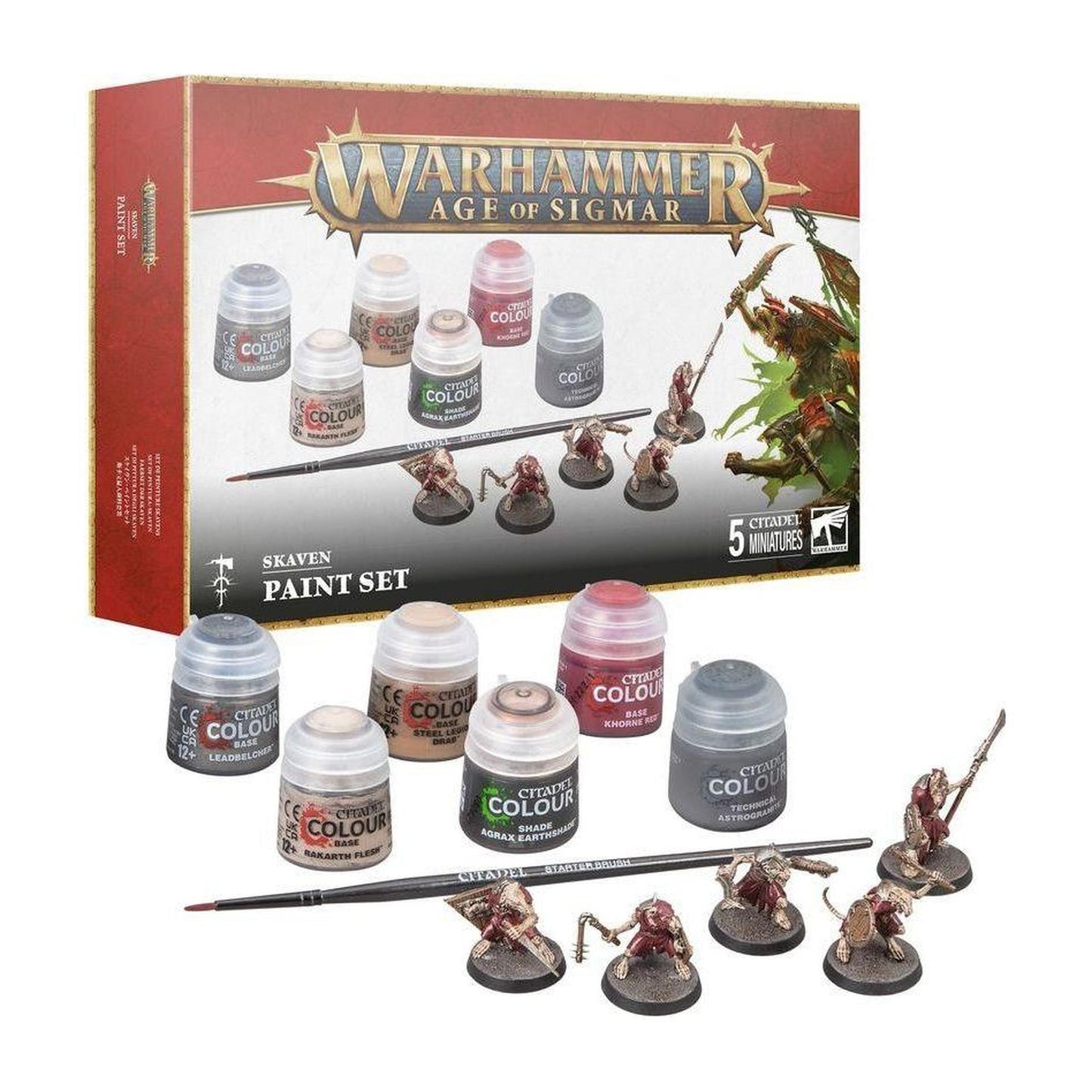 Warhammer Age of Sigmar: Skaven + Paint Set-Games Workshop-ProHobbies