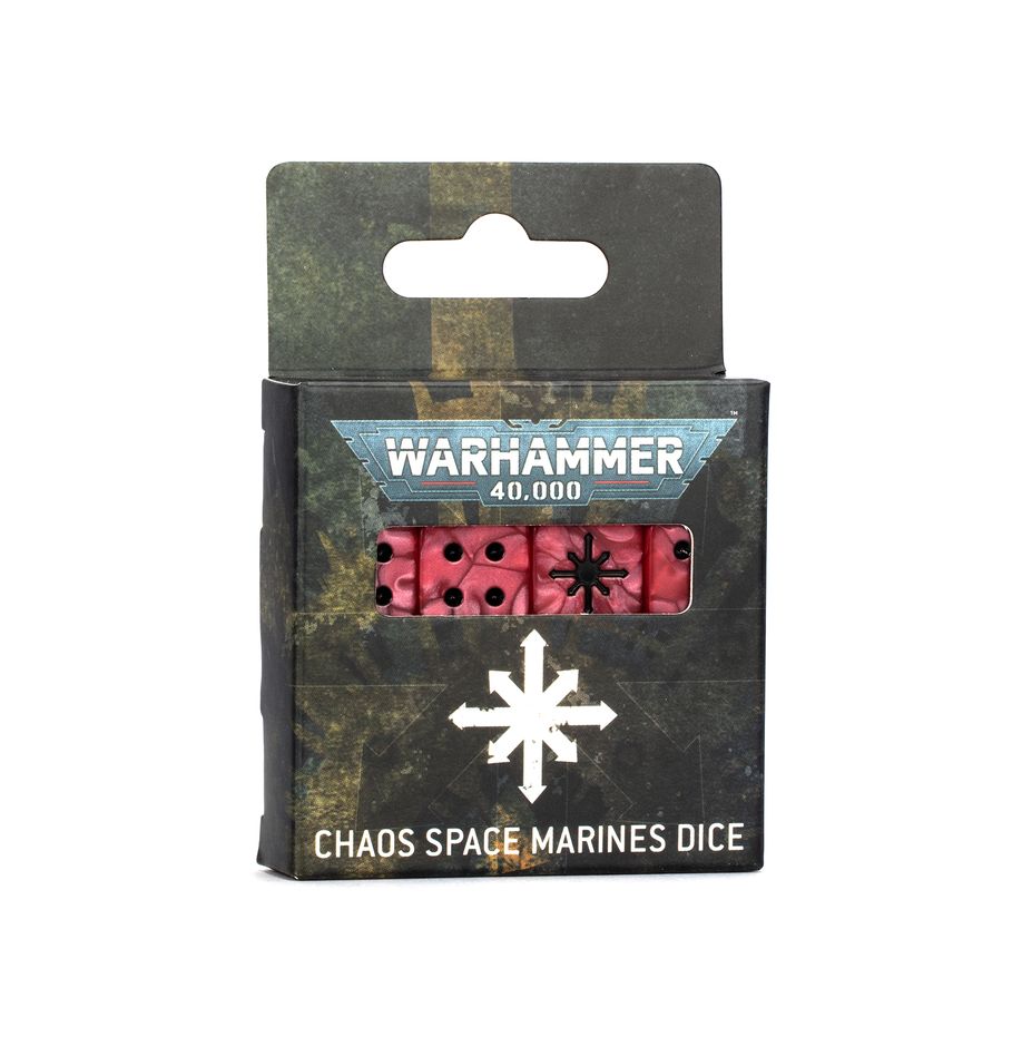 Warhammer 40k Dice: Chaos Space Marines 10th Ed