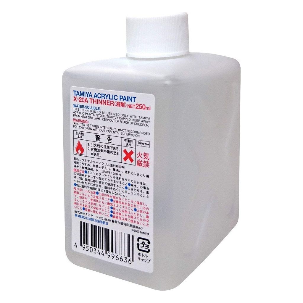 Acrylic X-20A Thinner 250ml-Tamiya-ProHobbies