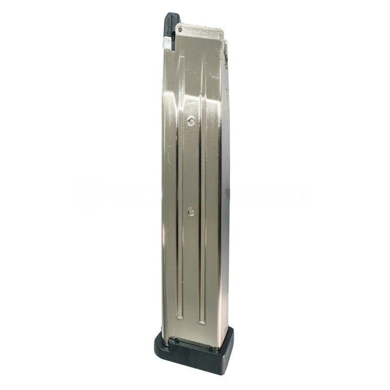 
                  
                    ARMY ARMAMENT A-302 HICAPA NEW Polished EXTENDO Silver Magazine
                  
                