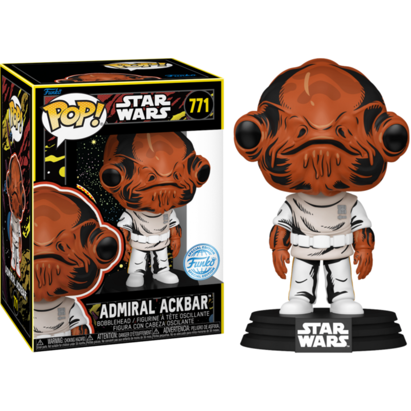 Star Wars - Admiral Ackbar (Retro) Pop! Vinyl Figure