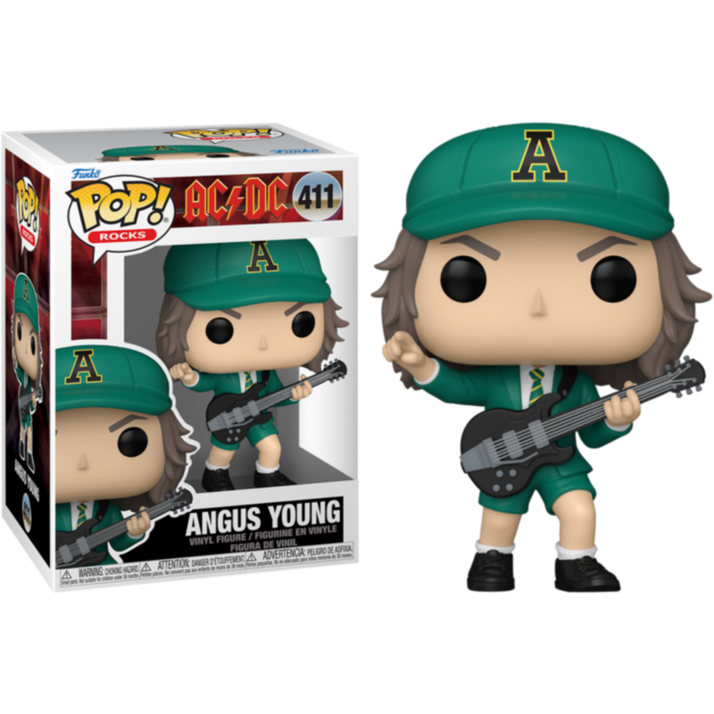AC/DC - Angus Young in Green Pop! Vinyl Figure