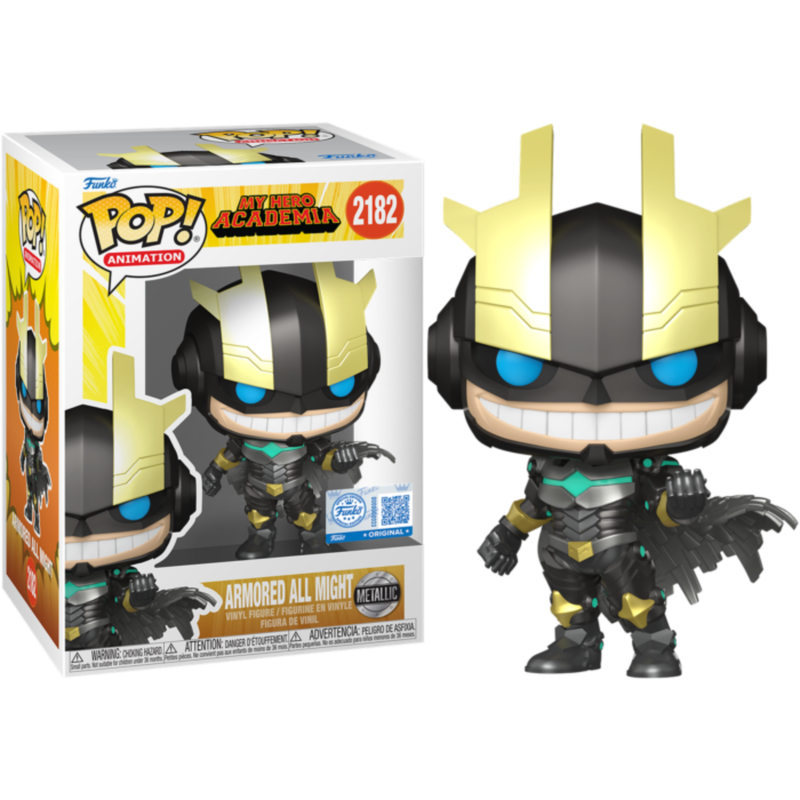 My Hero Academia - Armored All Might Metallic Pop! Vinyl Figure