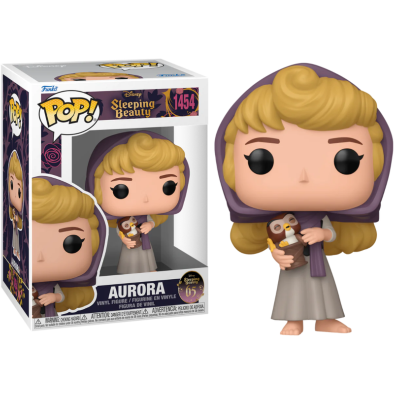 Sleeping Beauty: 65th Anniversary - Aurora with Owl Pop! Vinyl Figure