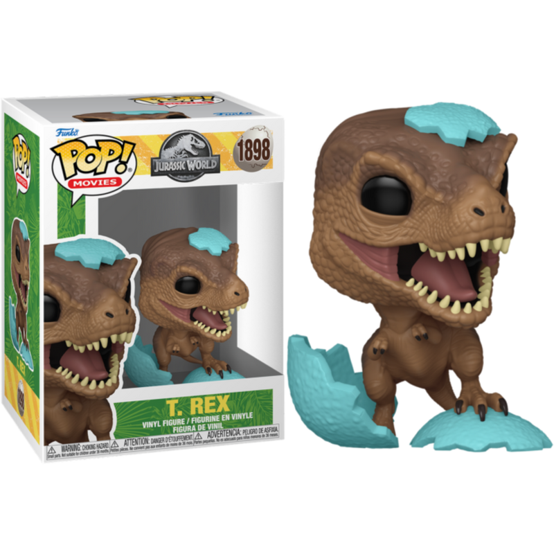 Jurassic Park - T-Rex Hatching (Blue Egg) Pop! Vinyl Figure