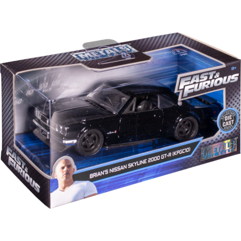 Fast Five - Brian’s 1971 Nissan Skyline 2000 GT-R (KPGC10) 1/32 Scale Metals Die-Cast Vehicle Replica