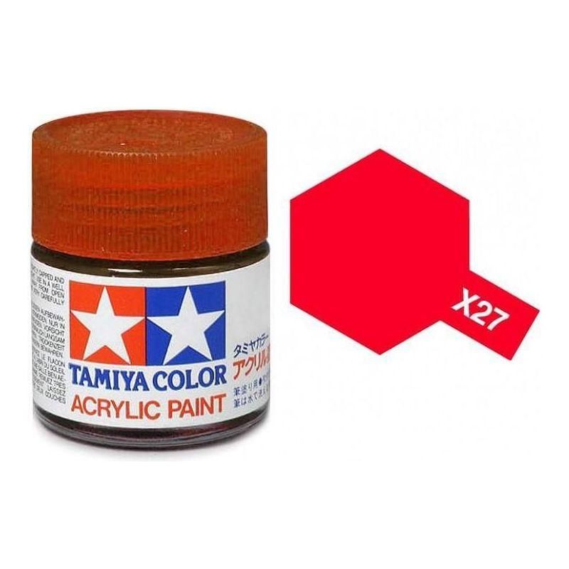 Tamiya Acrylic Mini x-27CLEAR RED