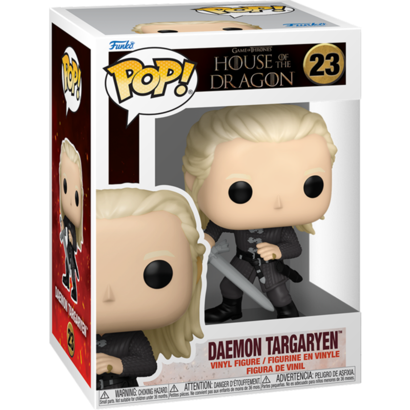 Game of Thrones: House of the Dragon - Daemon Targaryen with Dark Sister (No Armor) Pop! Vinyl Figure