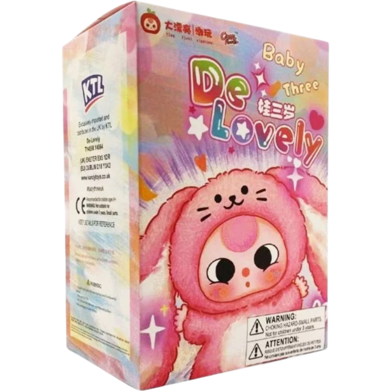 Baby Three - De-Lovely Blind Box Vinyl Plush (Single Unit)